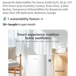 Goveelife Dehumidifier
