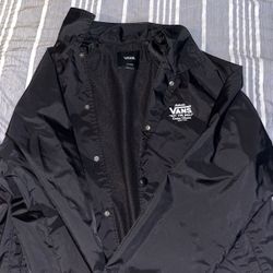 Vans Windbreaker Coach Jacket Sz XL