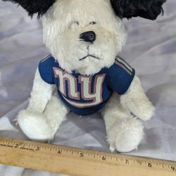 NY Giants Plush Dog