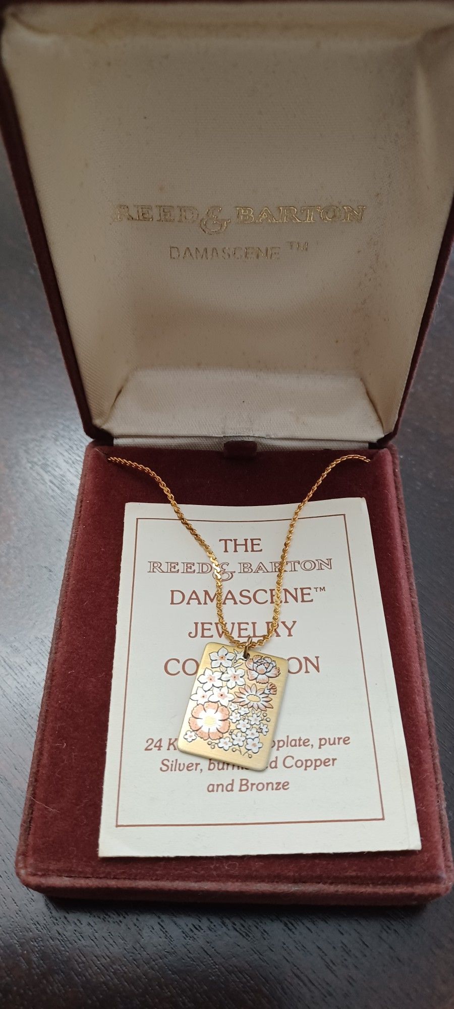 Reed And Barton Necklace And Original Box