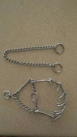 2 choking training collars small dog