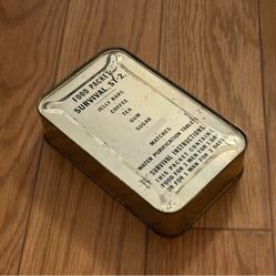 VERY RARE Vintage US Military Food Packet Survival Ration w/ Key SEALED