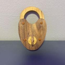 Handmade Wooden Lock 