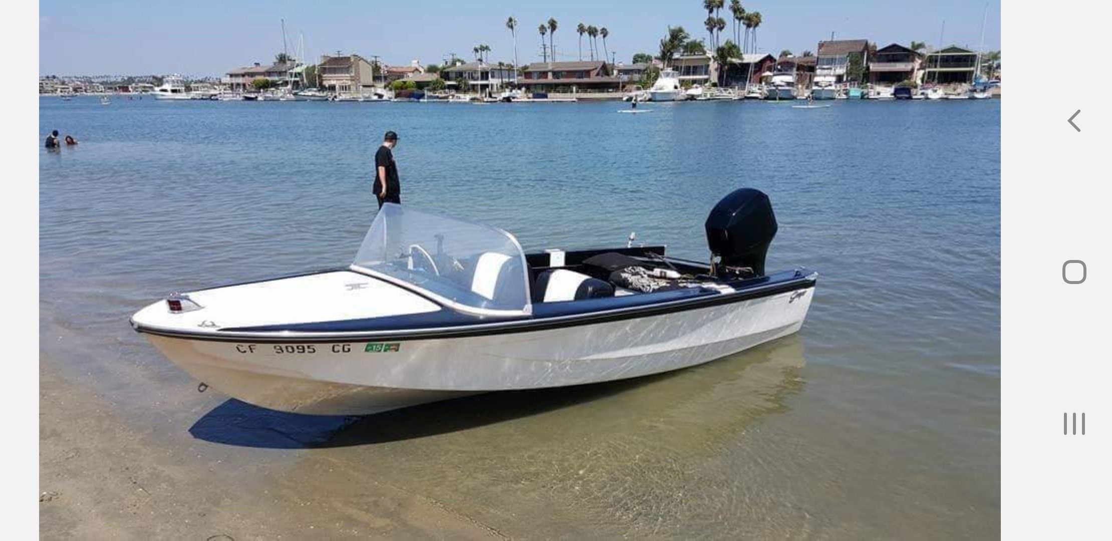 1963 Glasspar boat with trailer