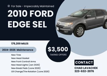 2010 Grey 2010 Ford Edge SEL - Immaculate Condition