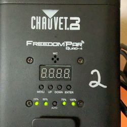 CHAUVET DJ FREEDOM PAR QUAD 4 LIGHTING STUDIO BACKGROUND