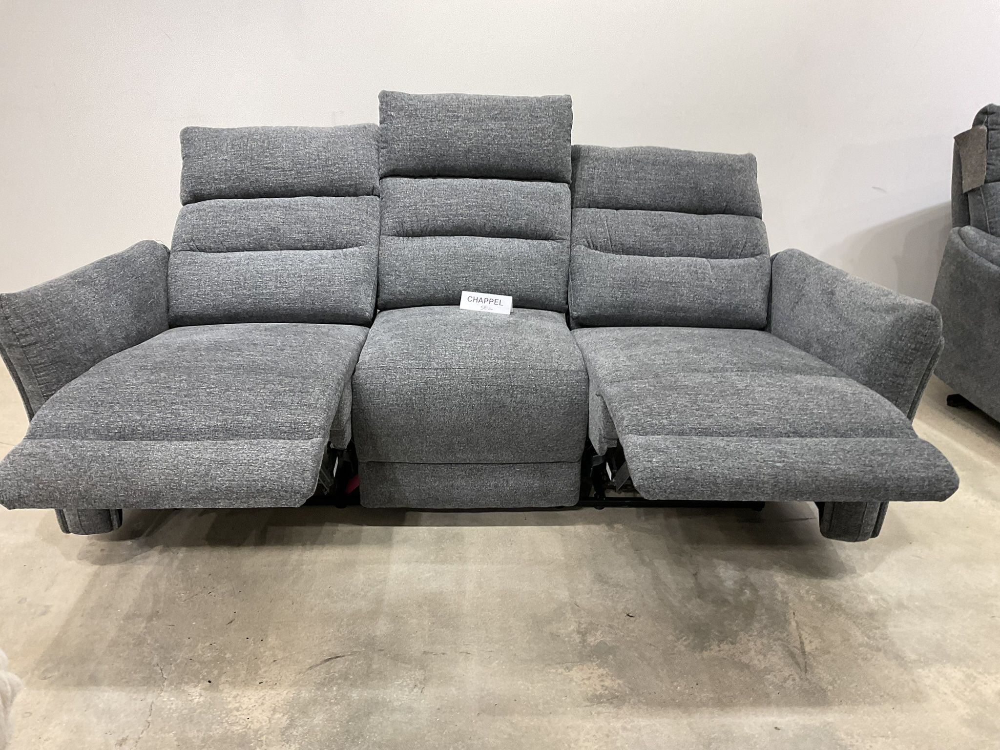 New Sofa and chair dual power recliner fabric upholstered