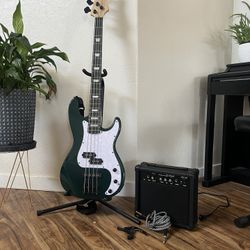 BASS GUITAR + AMP