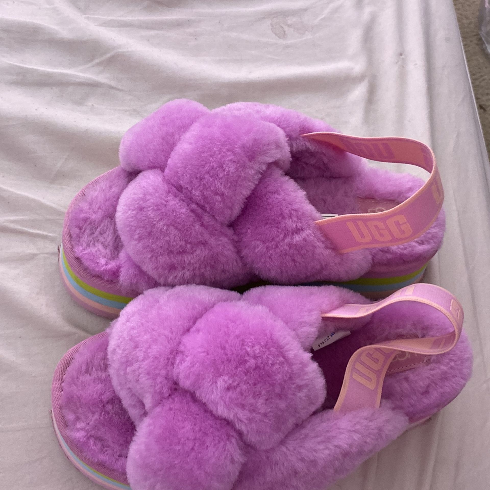 UGG Women's Disco Knot Slide Platform Sandal