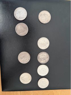 Morgan and Peace dollars