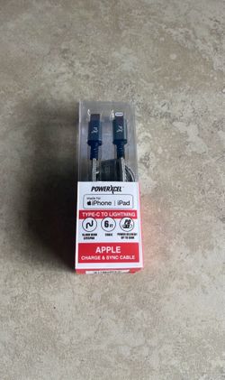 POWERXCEL Charger & Sync Cable made for iPhone and iPad