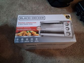 Black+Decker 4-Slice Natural Convection Toaster Oven