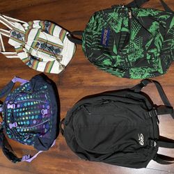 Nike, JanSport, Gap And Mexican Woven Backpacks