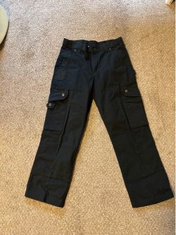 Black Carhartt cargo pants 30x34
