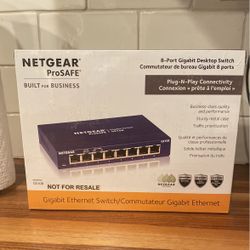 Net Gear 8-port Gigabit Desktop Switch