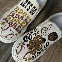 Padres Glitter Shoes