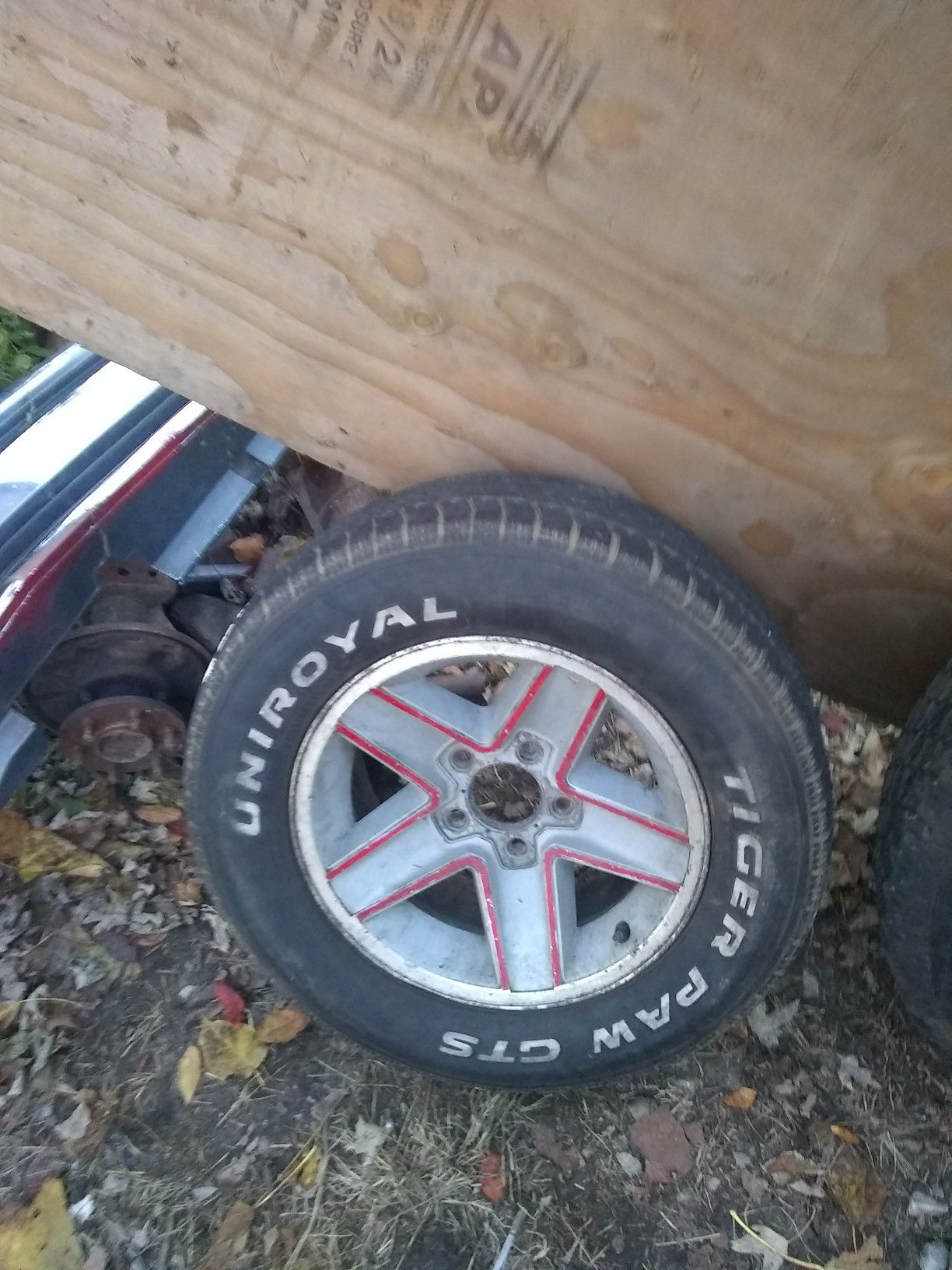 1 15 inch Chevy Camaro iroc wheel tires is decent