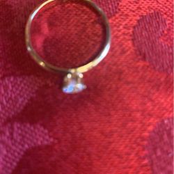 Gold plate Zirconi Diamond Size 4.25