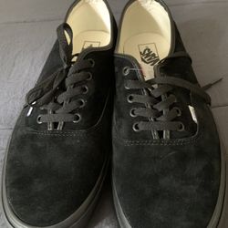 Black Suede Vans Size 13 Men’s 