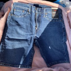 Levis 412 Slim Shorts Jeans 30x9