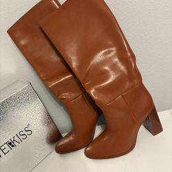 Wetkiss New Knee-High Boots W Chunky Heel(8)