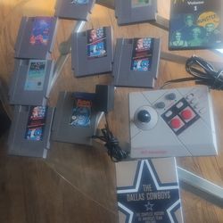 NES Nintendo games Nintendo switch charger Nintendo joystick DVDs