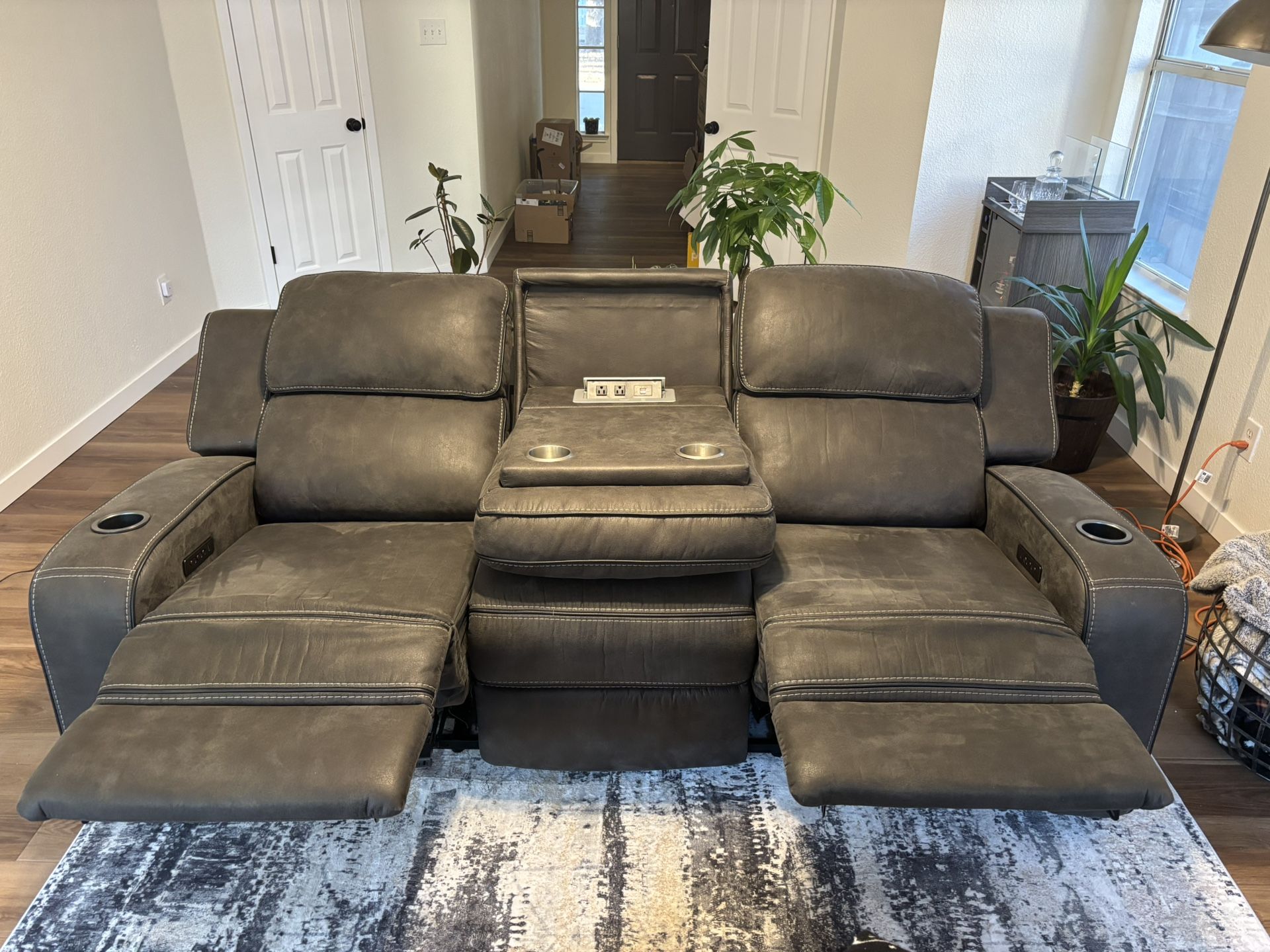 Electric Recliner Three Seater Couch
