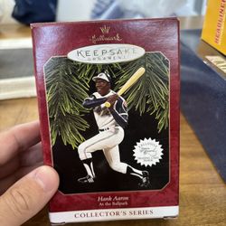 Hank Aaron Ornament 
