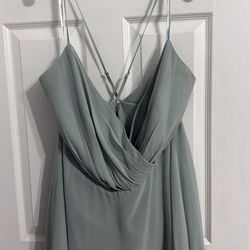 Mint green dress