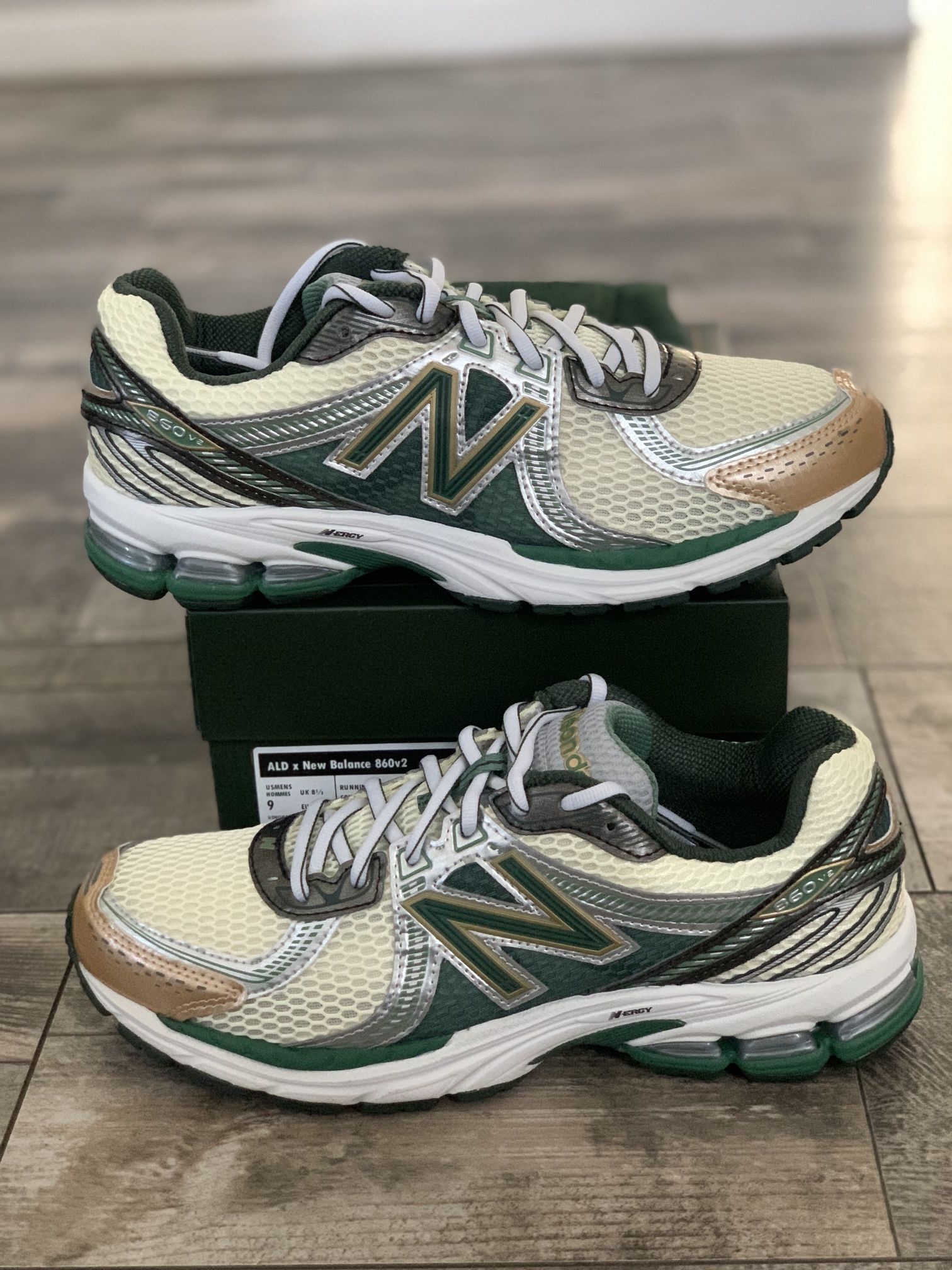 Size 9 Aimé Leon Dore 860v2 Green New Balance