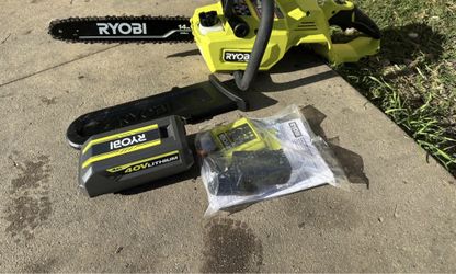 40V HP Brushless 14 in. Battery Chainsaw with 4.0 Ah Battery and Charger