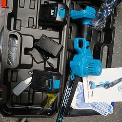 NEW IN CASA MINI CHAINSAW CORDLESS,8"