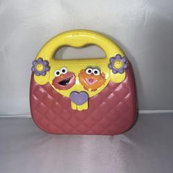 Sesame Street Zoe And 92’ Elmo Doll Toy Purse 1999 Tyco Preschool Inc