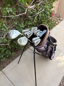 Women’s Golf Club Set with a Stand Bag