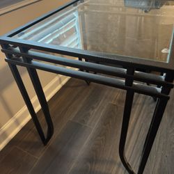 End Tables With Glass Top!