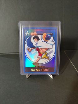 ONE PIECE Card Game x Los Angeles Dodgers Luffy DON!! Card Promo