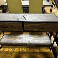 Cortesi Home Knoll Console Table W/ Drawers 