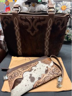 Purse cow print