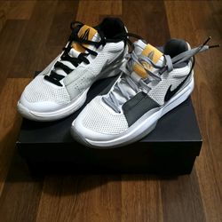 Nike Ja Morant 1 Wet Cement Mens Size 8 White Smoke Grey DR8785-100