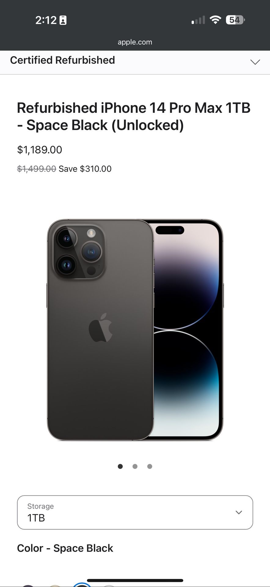 iPhone 14 Pro Max 1TB FOR SALE