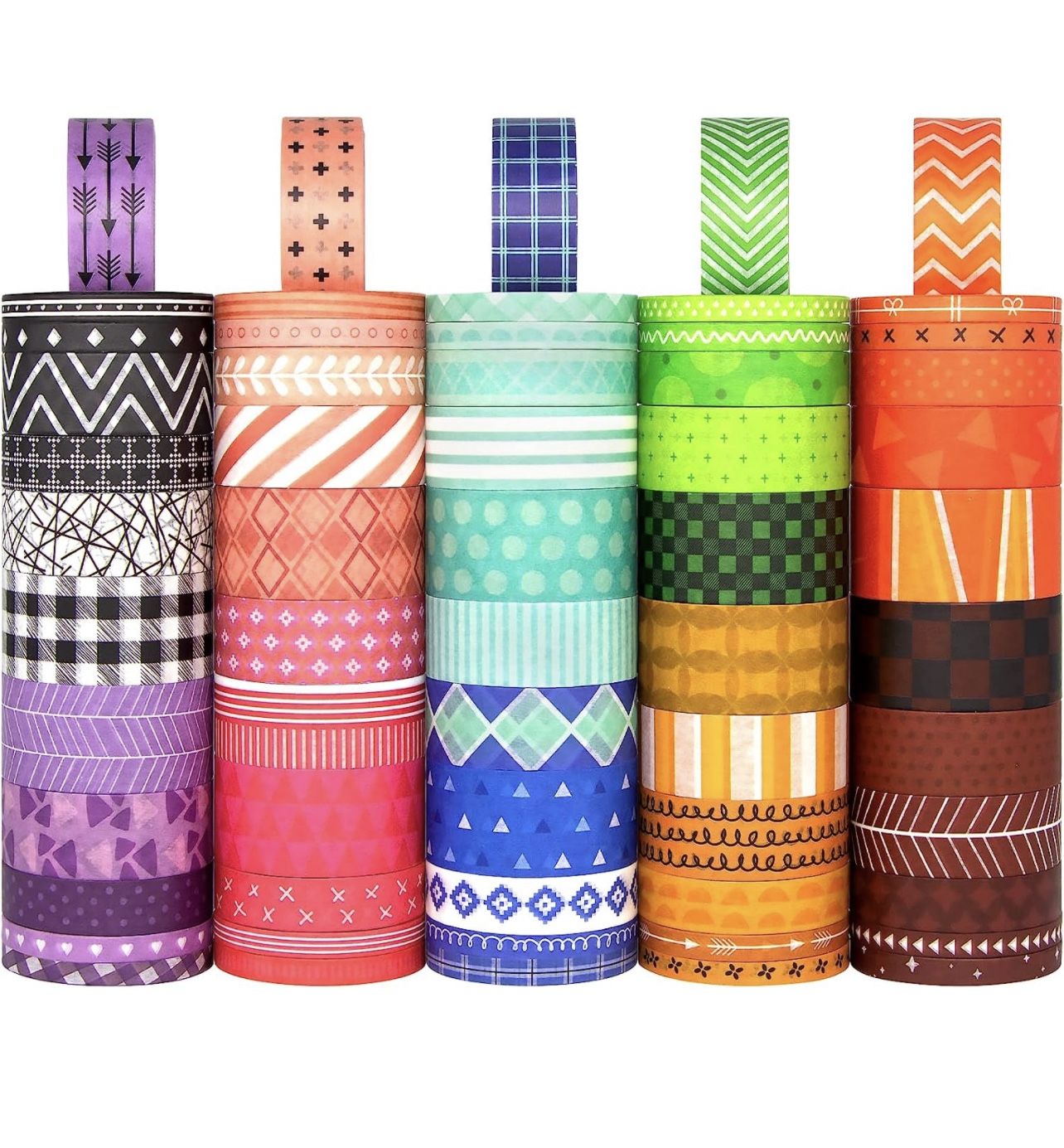 60 Rolls Washi Tape Set