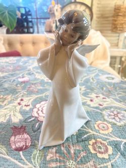 Lladro Porcelain Figurine Mime “Angel Puzzled” Model # 4959