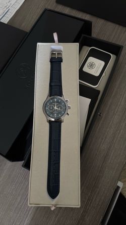 Bolvaint Paris Tempura Bleu in Ash Silver Watch