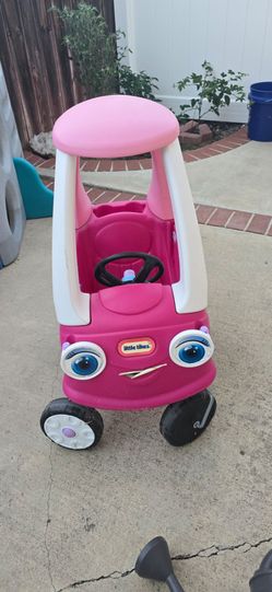 Little tikes pink push car