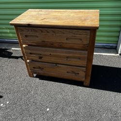 Small Wood Dresser 
