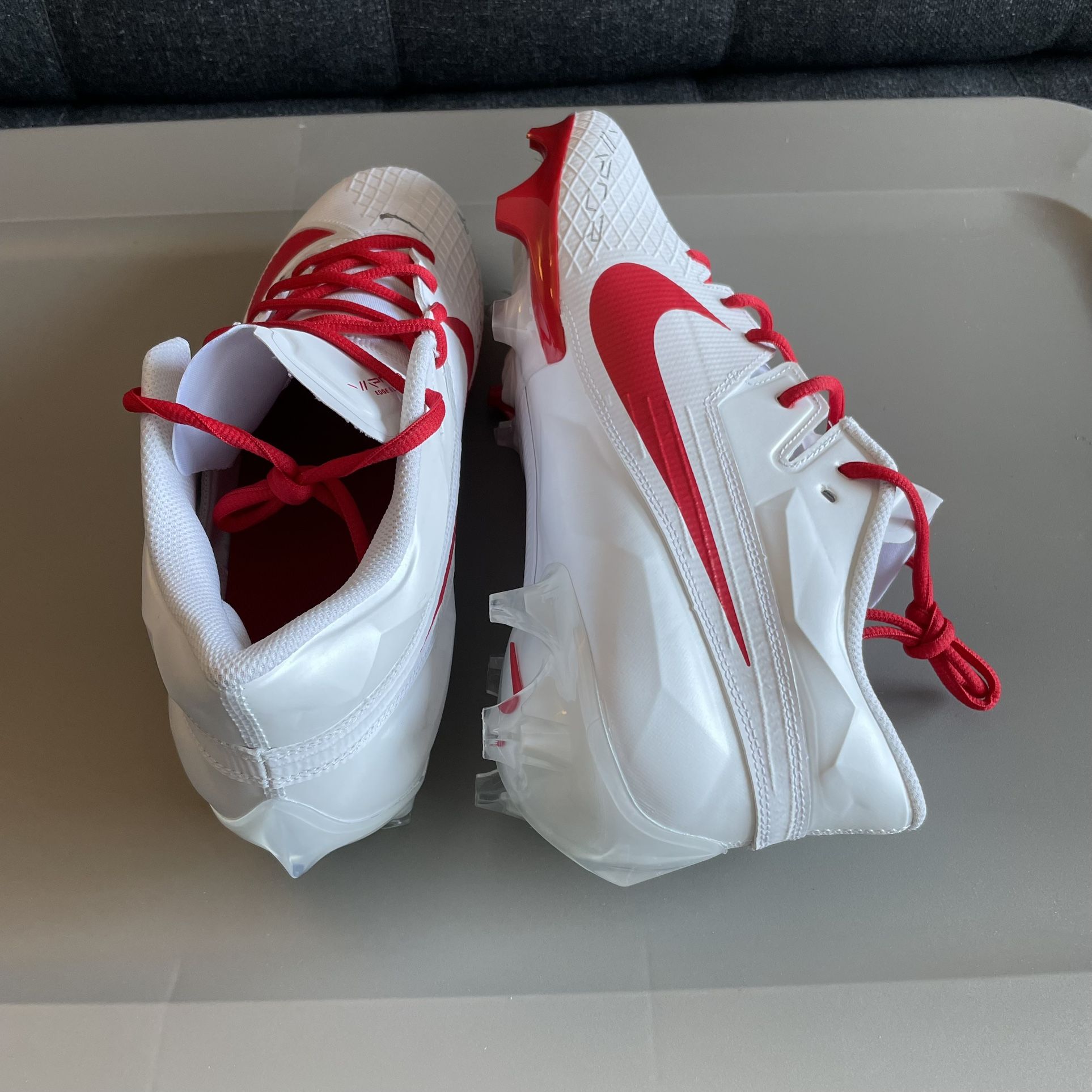 Nike Vapor Edge Elite 360 2 TB \'White University Red\' FD5713-106 size 13 Nike Vapor Edge Pro 360 2 TB White/Maroon | Mercari main image 3
