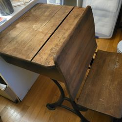 Antique School Desk