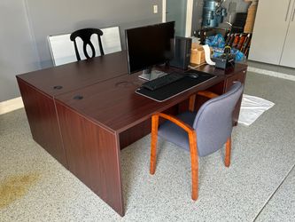 Office Desk pairs w/ a cabinet (no picture yet)