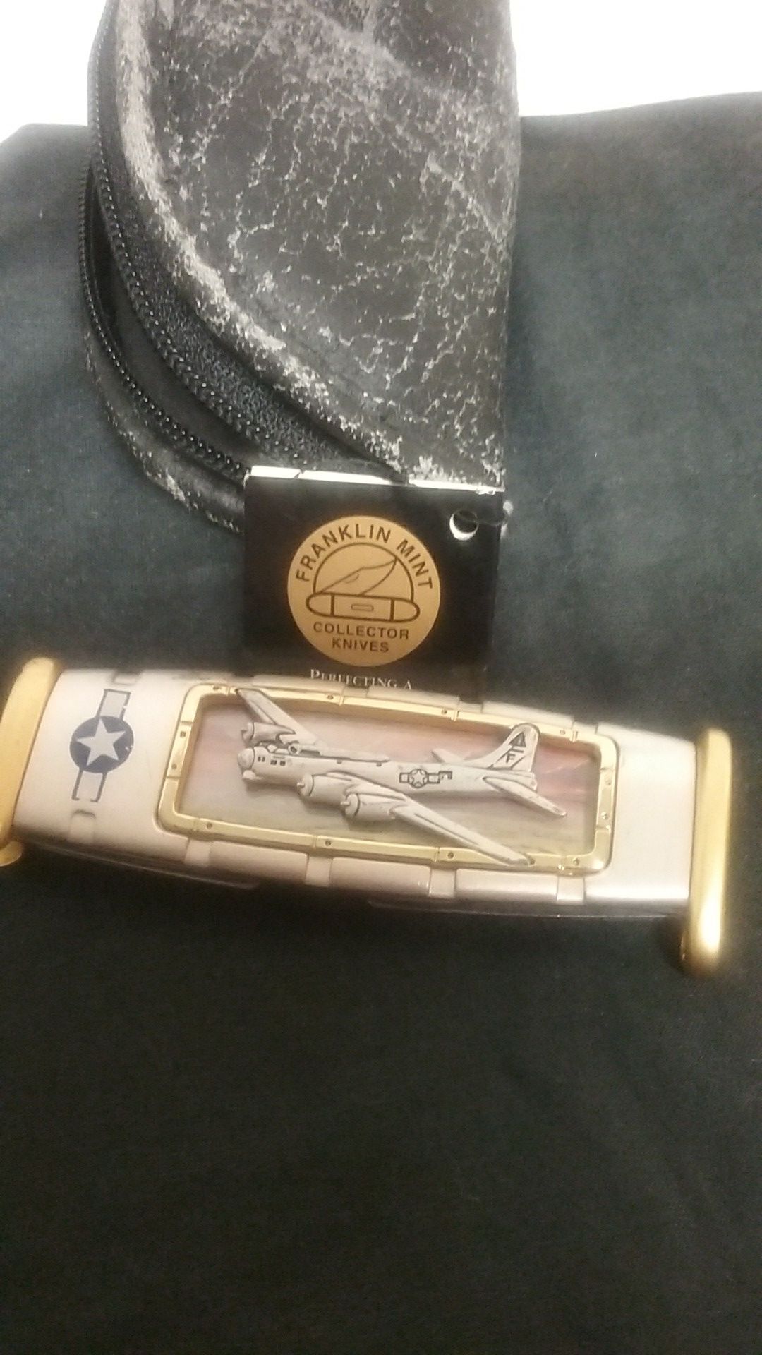 FRANKLIN MINT COLLECTOR KNIVES~B-17G Flying Fortress with original case