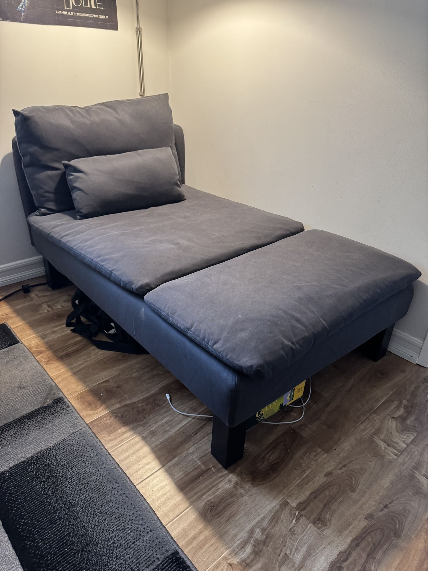 Navy Blue Ikea Futon **Must Pickup**